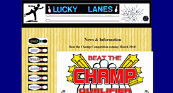 Desktop Screenshot of luckylanes.com